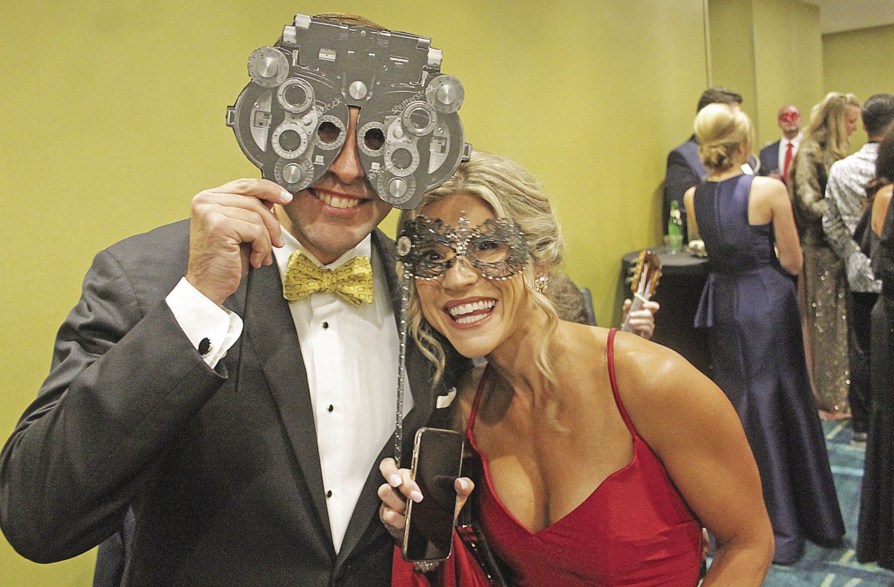 Special Olympics Gala having fun